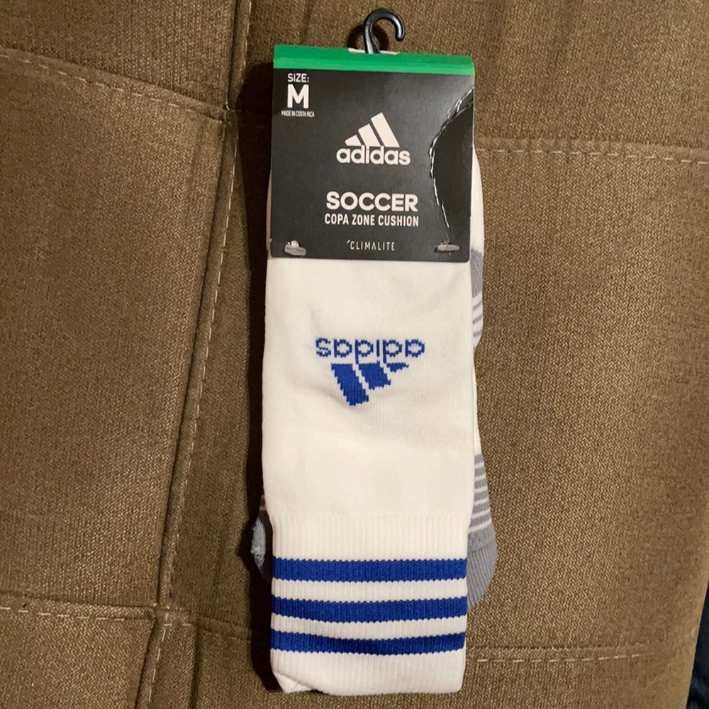 Adidas Youth Soccer Socks, Size Medium